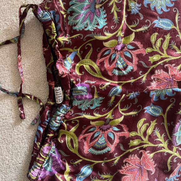 Wide leg colored palazzo pants  by F. L. Malik Size Small Flowy Legs - Picture 3 of 7